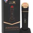GLO24K Red Light Beauty Device for Face & Neck  3-in-1 Facial and Neck Massager with Triple LED & Advanced Vibration Technology