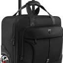 RUCYEN Rolling Laptop Bag,Rolling Briefcase for Men & Women,Laptop Briefcase on Wheels,Carry On Bag for Business Travel