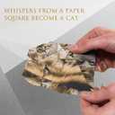 2 x DIY Paper Cats - 50 Sheets DIY Origami Paper to Fold Cute Cat Figures, Fun Craft Activity for Adults, Interesting Craft Activities for Cats Lovers (Cat)