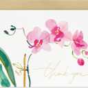 Hallmark Pink Orchid Thank You Notes (20 Blank Cards with Envelopes) for Bridal Shower, Baby Shower, Wedding, Birthday