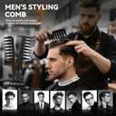10PCS Styling Hair Comb Professional Barber Combs for Hair Stylist, Premium Grade Barber Brush, Variety Pack Great for All Hair Types & Styles