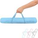 Mahjong Mat Storage Bag for 33 Inch Mat, Portable Carrying Case with Zipper and Reinforced Handles, Travel Storage Bag for Standard Mahjong Mat (Blue)