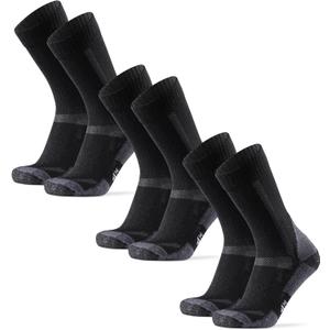 DANISH ENDURANCE Merino Wool Hiking Socks for Men & Women, Breathable, Anti-Blister Socks for Outdoors, 3 or 5-Pack