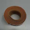 Rubber Stair Nosing - 7Ft Stair Anti-Slip Adhesive Strip, Made of Wear-Resistant Rubber, Mute, Easy to Install - Indoor/Outdoor, Helps Elderly and Children Prevent Slipping (7Ft, Light Brown, 1)