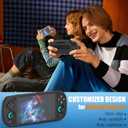 for Retroid Pocket 5 Case, Silicone Cover Shell Anti-Slip, Shock Proof, Soft Protective for Retroid Pocket 5 Retro Handheld Game Console Accessories with Lanyard - Black