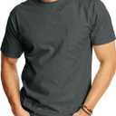 Hanes Mens Beefy-t Pocket, Heavyweight Cotton Pocket Tee for Men, Full-Cut T-Shirt, 1 Or 2 Pack (X-Large)