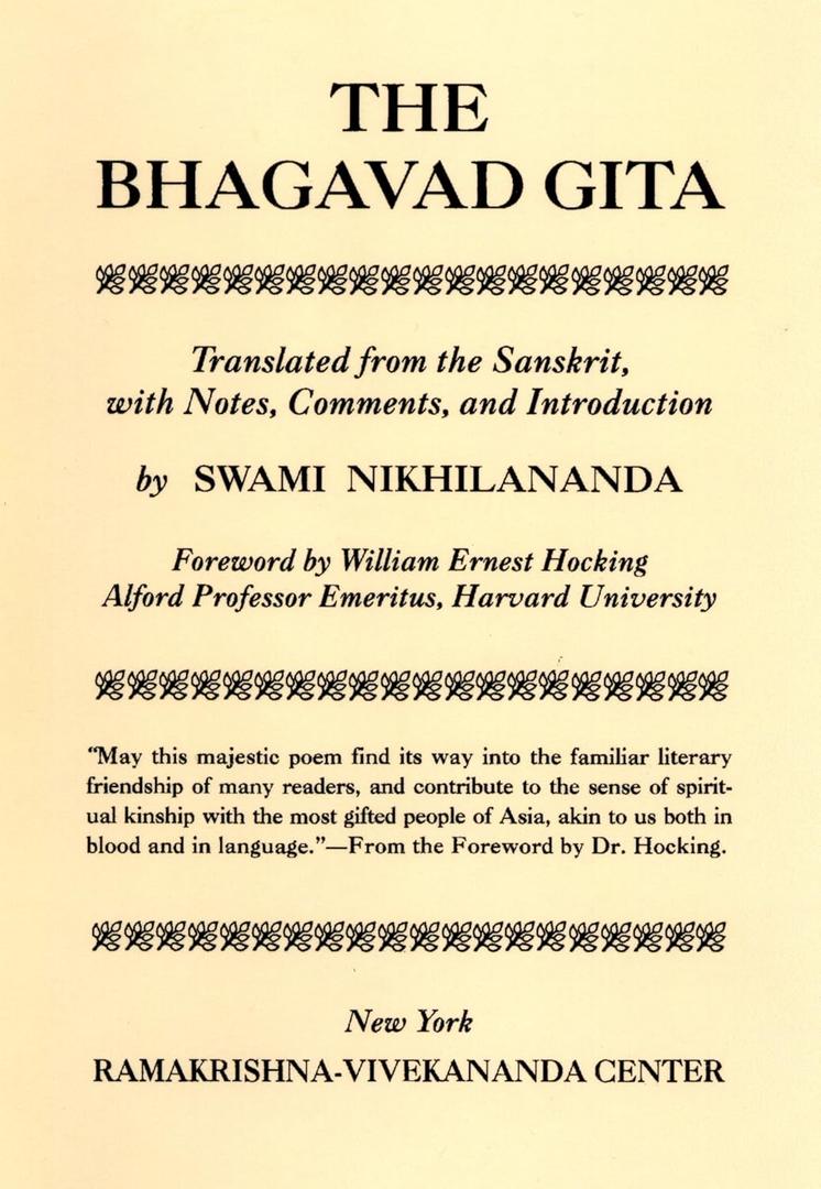 Bhagavad Gita