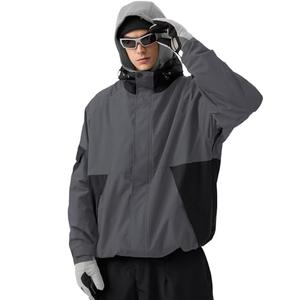 GSOU SNOW Mens Womens Ski Jacket Baggy Snowboard Coat Waterproof Insulated Snow Hoodie For Winter Outdoor Sports Loose Fit Size M