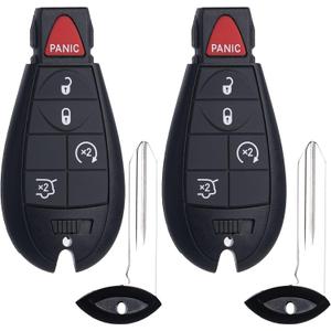 SUPALAND Remote Key Fob FOBIK Replacement Fits for Jeep Grand Cherokee 2008 2009 2010 2011 2012 2013 Commander 2008-2010 IYZ-C01C Keyless Entry Remote Start Control