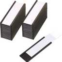 Outus 30 Pcs 3 x 1 Inch Magnetic Label Holders Locker Name Tags with 30 Protective Films and 60 Replacement Strips Magnetic Name Plate Card Holders for Office Shelf Mailboxes Locker