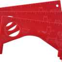 Dungeness Crab Gauge Measure with Ruler Multi Shrimp Clam Measuring Tool for Oregon, Washington and California