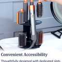 Nekuma Curling Iron Holder Attachments Compatible with Dyson Airwrap Organizer Stand on Desktop, Hair Wrap Storage Rack Accessories Wall Mounted for home / Bathroom