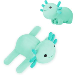 Huggers Axolotl,Stuffed Axolotl Slap,Cute Animal Book Buddy Slap,Fun Axolotle Toys for Boys and Girls.Green