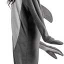 Spooktacular Creations Halloween Shark Costume, Adult Shark Costume, Jumpsuit Marine for Halloween Dress Up (Gray, S)