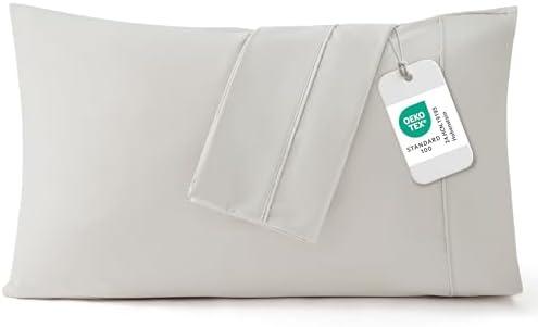 Bedsure Queen Pillow Cases Set of 2 - Brushed Microfiber Pillowcase 2 Pack, Super Soft Pillowcase, Pillow Case Covers with Envelope Closure for Kids, Wrinkle, Fade Resistant, Linen, 20x30 Inches