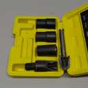 Topec 6PCS Lug Nut Removal Tool, 1/2-Inch Drive Wheel Lock Removal Kit, 17,19,21,22mm Stripped Lug Nut Remover, Extractor Socket Set for Broken, Damaged, Rounded Bolts