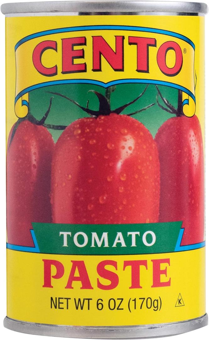 Cento Tomato Paste, 6 Ounce Cans (Pack of 48) Best By: 28/MAY/2027