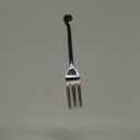 Treble Clef Flatware Stainless Steel Dinner Fork