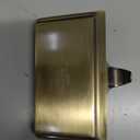 Palonu 4 Pcs Christmas Bronze Stocking Holders, Heavy Duty Mantle Hangers with Non-Slip Pad, Weighted Stocking Hooks Christmas Ornaments for Xmas Holiday Fireplace Shelf Window Decoration