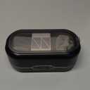 Ultrasonic Jewelry Cleaner, 48KHz Jewelry Ultrasonic Cleaner Machine for All Jewelry, Glasses, Rings, Retainers, Watch Strap, Dentures, 304 Stainless Steel 12oz Cleaning Pod - Black