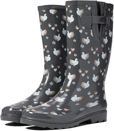 Western Chief Printed Tall Rain Boot Chick Chic 
 10