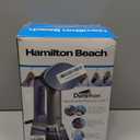 Hamilton Beach Durathon 3-in-1 Handheld Garment Steamer for Clothes & Steam Iron, 45 Second Heat-Up with 1700 Watts, 300ml Removable Water Tank, 27 Minutes of Steam, Auto Shutoff, Gray & Blue (11559)