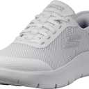 Skechers Women's Go Walk Flex Hands Free Slip-Ins - Grand Entry Sneaker, White, 8.5