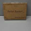 johgee Small Pellet Basket, Portable Pellet Burner Basket for Fireplaces and Wood Stoves, Emergency Camping Stove, 11.5 × 8 × 6.7inch