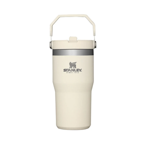 Stanley IceFlow Stainless Steel Tumbler - Vacuum Insulated Water Bottle for Home, Office or Car Reusable Cup with Straw Leak Resistant Flip Cold for 12 Hours or Iced for 2 Days, Cream, 30OZ