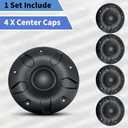 4Pcs Wheel Hub Center Cap Cover 16'' Wheel Center Caps Compatible with 2015-2026 Ford Transit 150/250/350/350 HD, Replace # CK4Z-1130-C, CK4Z1130C, BK21-1130-CA, BK211130CA