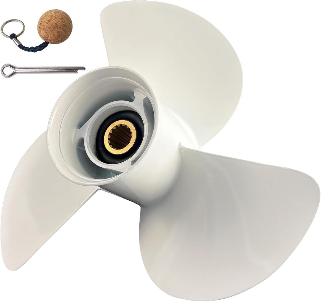 Boat Propeller fit Yamaha 50/60/ 70/75/ 80/85/ 90/100/115/130 HP, 13 5/8x13