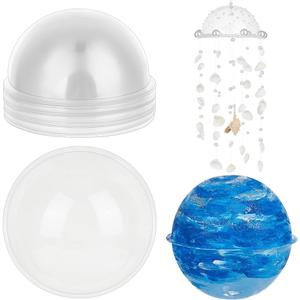OLYCRAFT 20 Pcs 6 inch Half Ball Clear Candy Dome PVC Half Ball Domes Candy Holder Shaker Domes for Card Making Clear Plastic Dimensional Domes for Shaker Card Making Paper Crafting DIY Gift Box