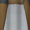 SUNEE 100 Pcs Gift Bags with Handles, 5.5x3.3x8 Inchs Small White Paper Gift Bags Bulk for Retail, Birthday Wedding Party Favors, Small Business and Paper Shopping Bag - White