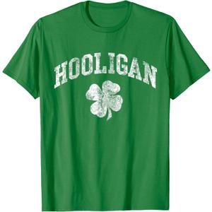 Hooligan Vintage for St Patricks Day T-Shirt XL
