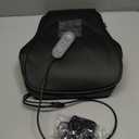 COMFIER Back Massager with Heat, Deep Tissue Shiatsu Neck and Back Massager Chair Use Massager Pillow with Adjustable Flap (Black)