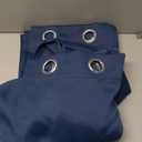 Joydeco Blackout Curtains 84 Inch Length 2 Panels Set, Thermal Insulated Long Curtains& Drapes 2 Burg, Room Darkening Grommet Drapes for Living Room Bedroom Window (W52 x L84 Inch, Navy Blue) 