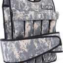 CAP Barbell 40-Pound Adjustable Weighted Vest, Camouflage