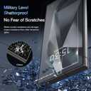 bersem 3 Pack for Samsung Galaxy S24 Ultra Screen Protector + 1 Pack Camera Lens Protector, 9H+ Tempered Glass Film with Customized Installation Tray, Military Grade Shatterproof, HD Clear