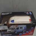 MSKOLER Play Ambulance Toy for Kids 3 4 5 6 7 8 Years Old - Friction Powered Truck with Light and Sound, Carrier Vehicle with Figures Toys, Gifts for Boys Girls Age 3-12
