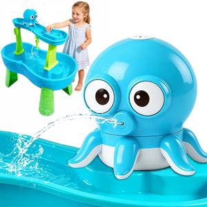 2 x Water Table Pump, Octopus Rechargeable Water Pump for Water Table Toddlers 1-3 Continuous Flow Summer Sensory Toys Water Play Table Accessories Outdoor Water Toys