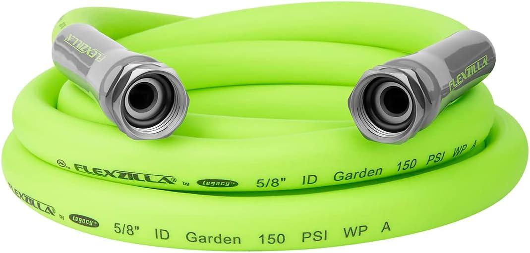 Flexzilla Garden Lead-In Hose, 5/8" x 10', Female to Female Fittings (3/4" - 11 1/2 GHT)