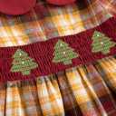 Simplee kids Baby Girls Peter Pan Collar Dress Long Sleeve Dress for Winter Autumn 12M-6T (18 Months, Red)