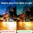 Night Driving Glasses for Men, Polarized Glasses,Fit over Men Women Anti Glare HD Night Vision Glasses