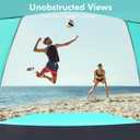 Beach Tent, Portable Sun Shelter for 3 Person with UPF 50+ UV Protection, Easy Setup Waterproof Beach Shade Canopy Cabana for Family Outdoor and Picnics, Fishing with Carrying Bag