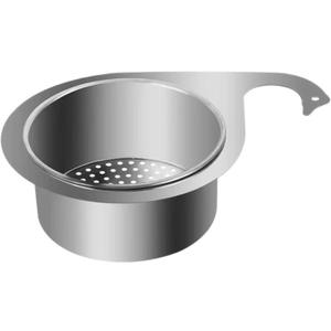 Stainless Steel Swan Sink Strainer Basket Faucet Hanging Filter Basket Multi-Functional Kitchen Draining Basket for Fruit and Vegetable Quick Drain 2 in 1