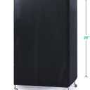 PONY DANCE Pets Product Universal Birdcage Cover Blackout & Breathable Birdcage Cover for Pets' Good Night, Small, Black, 21 Inches L x 21 W x 28 H