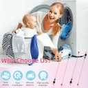 DC68-03172B-03 DC68-03172D-00 DC68-03172C Washer Suspension Rods for Samsung WA50R5200AW/US WA45T3200AW/A4 WA50R5400AV/US WA54R7200AW/US WA45N3050AW/A4 WA50R5400AW WA45T3400AV WA54R7200AV WA54R7600AC Pack of 2