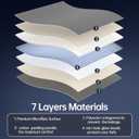 Weighted Blanket 15 lb, 48" x 72" Twin Size Cooling Cotton Machine Washable, Grey-48"x72" 15LB