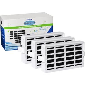 W10311524 Refrigerator Air Filter Replacement Compatible With Whirlpool, W10311524, AIR1, Maytag, Kitchenaid FreshFlow Air Filter (3 Pack), Set of 2