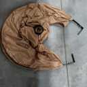 Miter Saw Dust Collection Hood with Light, Saw Dust Collector, Miter Saw Dust Collector Attachment, Accessory Holes, with Storage Cover, Fits All Miter Saws (Khaki)